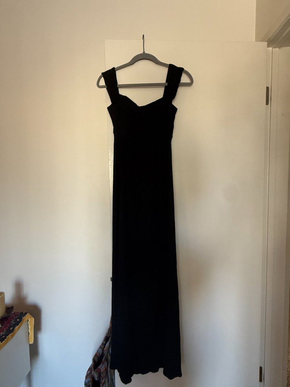 Flynn Skye Bardot Black Off-Shoulder Maxi Dress
